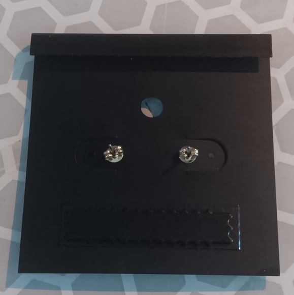 Coach Tea Rose Stone Stud Earrings - Picture 7 of 7